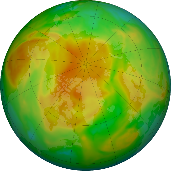 Arctic ozone map for 04 May 2020